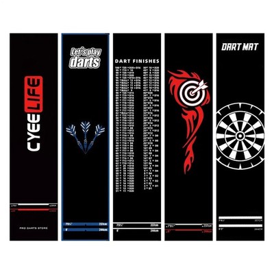 Dart Board Mat for Floor Floor Protection Portable with Throw Line Dart