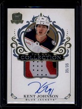2022-23 The Cup NHL Collection Patch Autographs Kent Johnson RC Patch Auto 35/35
