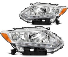 For Nissan Rogue 2014 2015 Headlights Assembly Left Right Pair