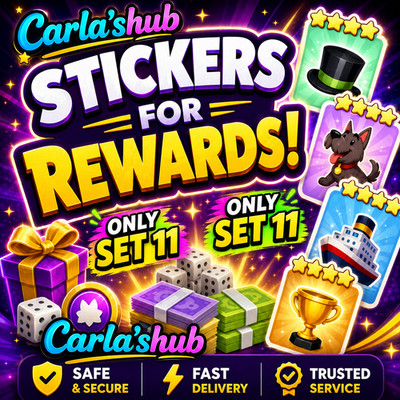 Star For Rewards To Open Vault (Only Set 11)(2  & 3 ) :- Monopoly Go Stickers Go