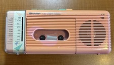 Sharp Radio Cassette Recorder QT-5 P AM/FM Portable Tape Player - Tested