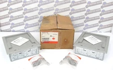 (2 Pc) WALKER FloorSource - SAF3-YC - 2-1/2 in SHALLOW RAISED FLOOR BOX Grey