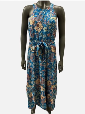 ANISTON Damen Maxikleid Damenkleid Kleid sommerkleid bunt blau NEU Gr. 42 - Bild 1 von 2