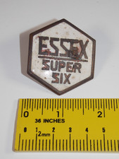 Rare 1927 Essex Super Six Radiator Emblem Automotive Car Hood Brass Badge Logo Rare 1927 Essex Super Six Radiator Emblem Automotive Car Hood Brass Badge Logo
