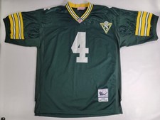 M&N NFL Packers 4 Brett Favre Throwback Jersey 75th Anniv. Patch Sz 54 Rare 1993