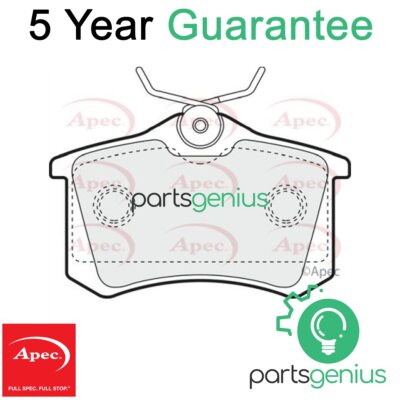 Apec Rear Brake Shoes Set Fits Peugeot Expert Citroen Dispatch Fiat