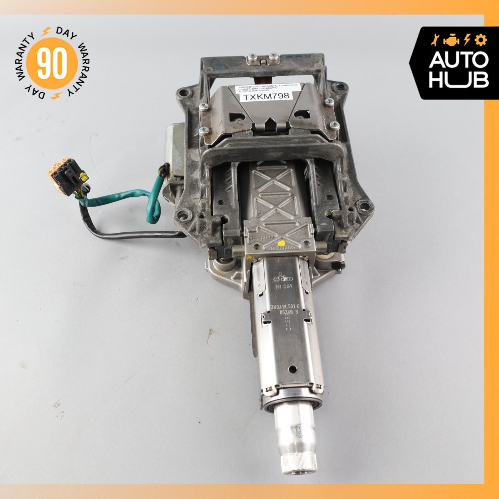 03-13 Bentley Continental Flying Spur GT Steering Column W/ Adjust Motor OEM 58k