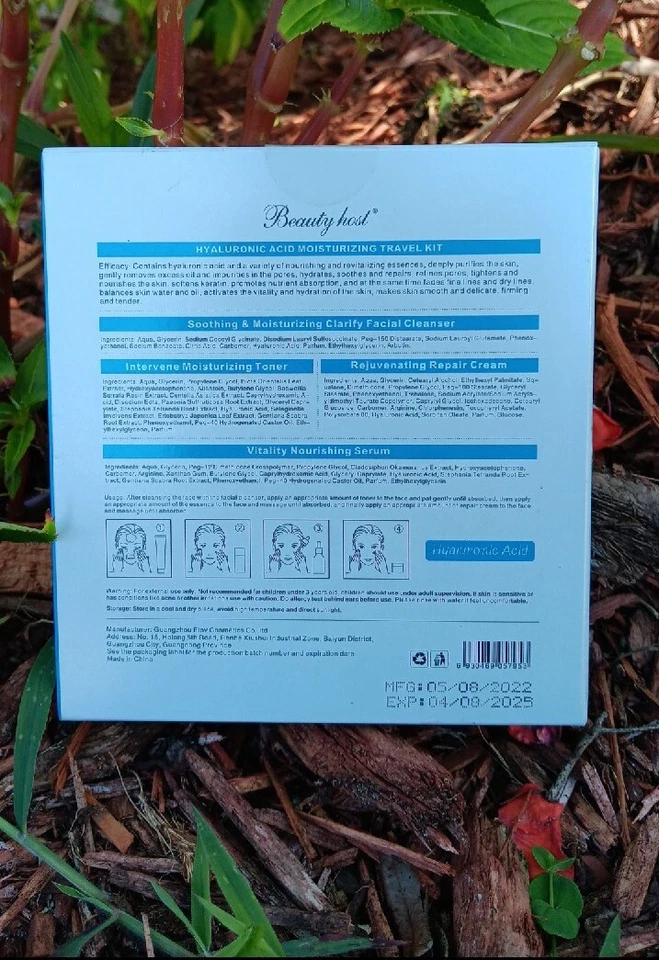 Hyaluronic Acid Moisturizing Travel Kit ,skin Care,skincare Set,ácido Hyaluronic - Image 3 of 4