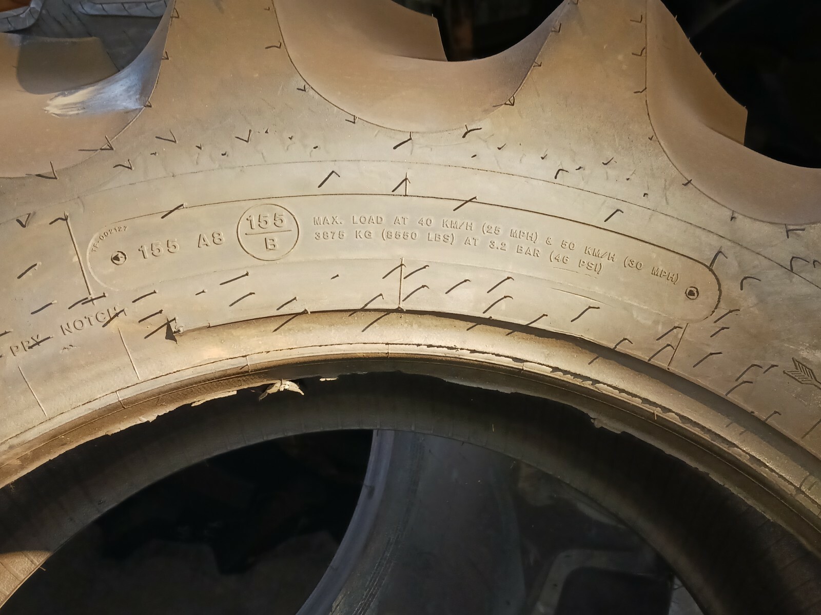 480/70R34 TIRE NEW OVERSTOCKS R-2 RADIAL 4807034 480 70 34 16934 16.9 ...