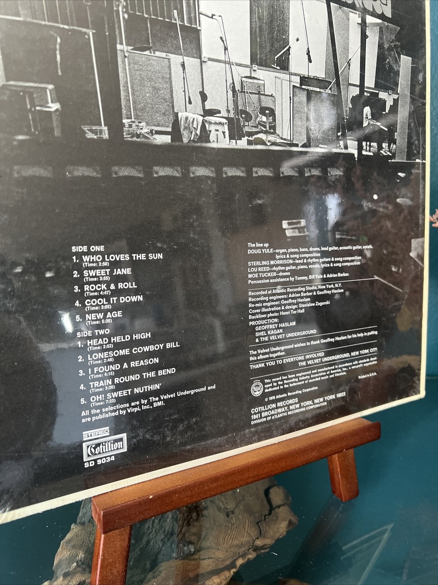 US盤 VELVET UNDERGROUND/LOADED/COTILLION SD9034 LP The Velvet