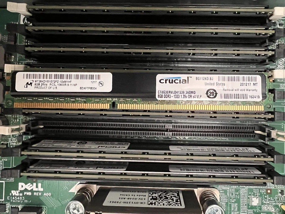 Dell Poweredge M710 | 2x Xeon X5550 Processor | 8GB x 18 Ram | 2 x500 GB HDD - Image 4 of 4