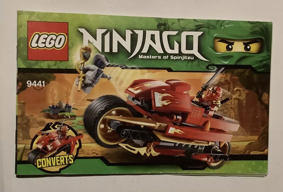 LEGO Instructions Book Manual ONLY Ninjago Mastes of Spinjitzu 9441