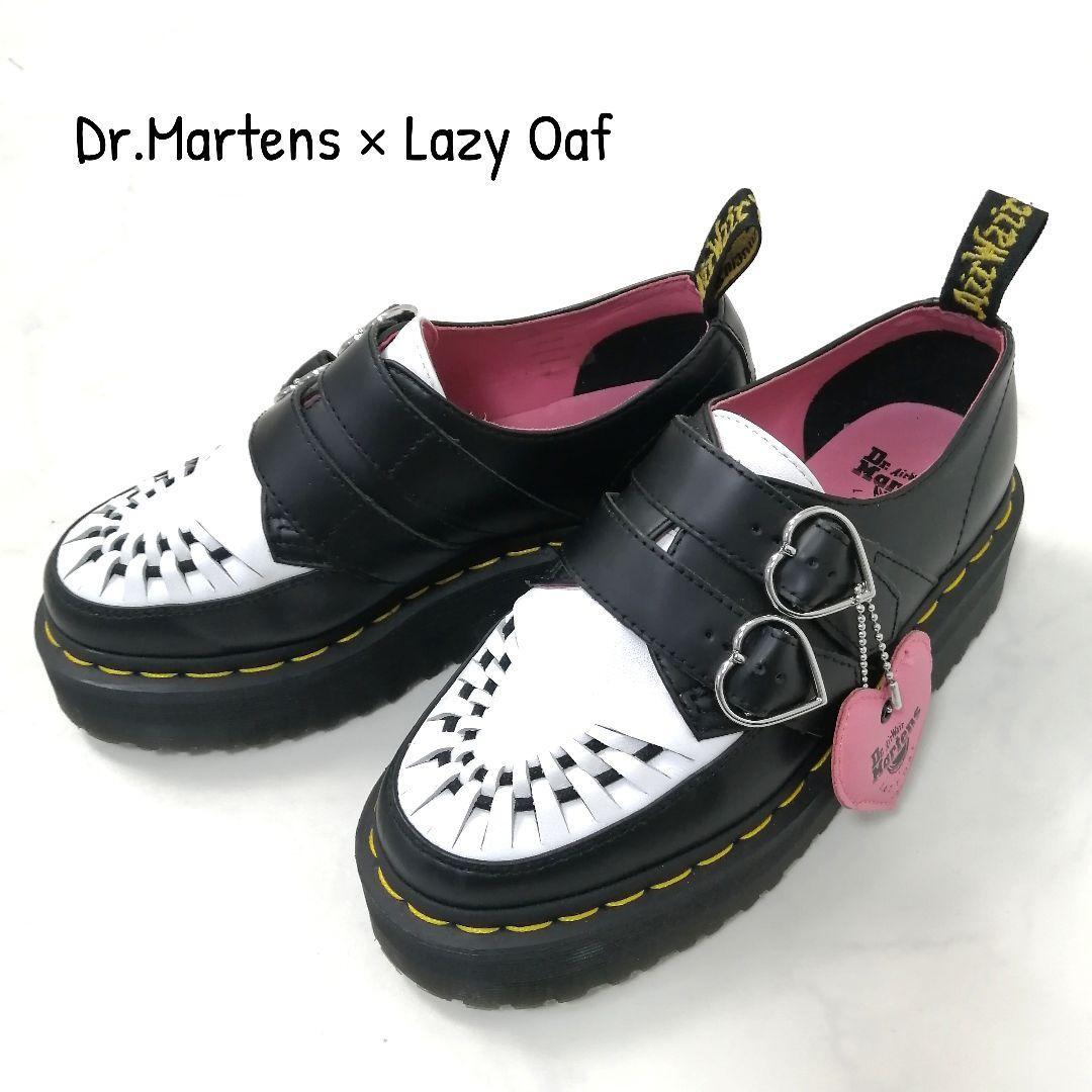 Dr. Martens x Lazy oaf BUCKLE Creeper Shoes Black White US Dr. Martens x Lazy oaf BUCKLE Creeper Shoes Black White US