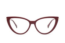 Max Mara MM5006 066 Shiny Red Plastic Cat Eye...