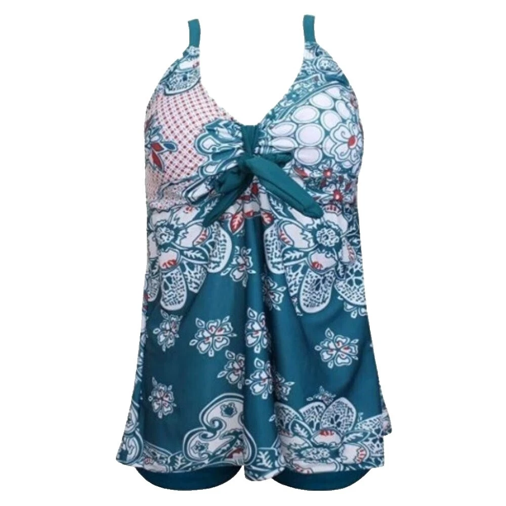 Traje de baño de una pieza Paisley Poliéster para Mujeres