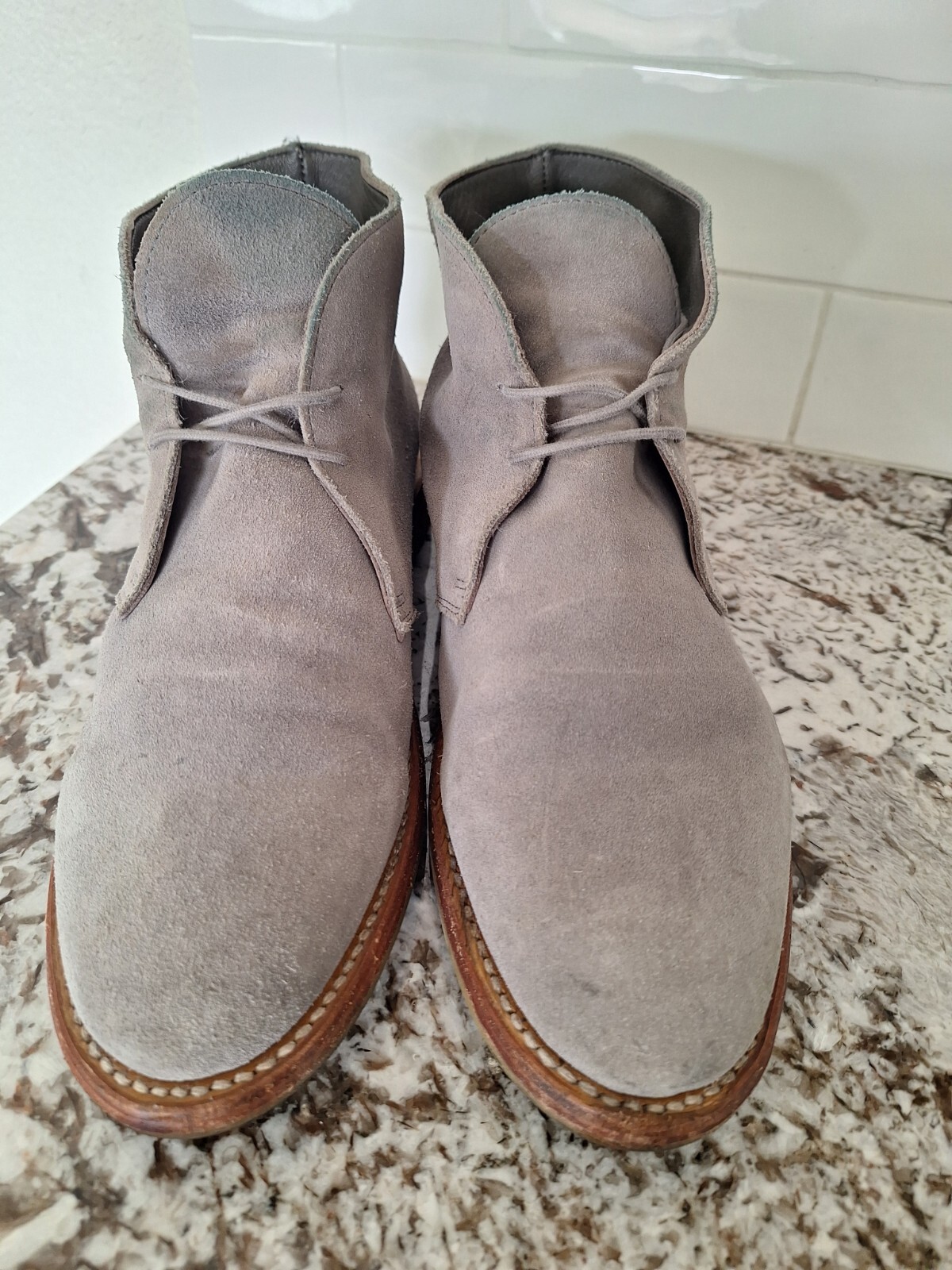 Thursday Gray Suede Boots in Size 9