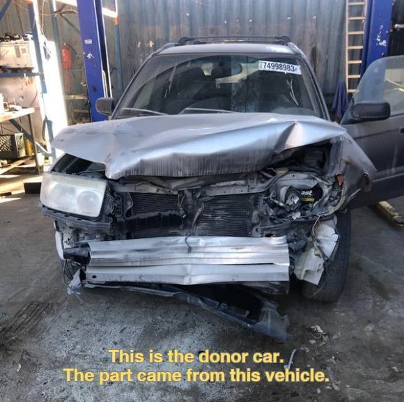 Panel de moldura de puerta delantera Subaru Forester 2006 4 puertas tela lado izquierdo del conductor LH OEM Foto 4 de 4