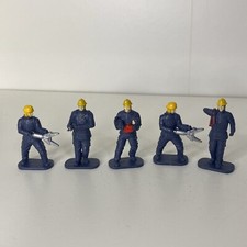 Lot De 5  Figurines De Pompiers