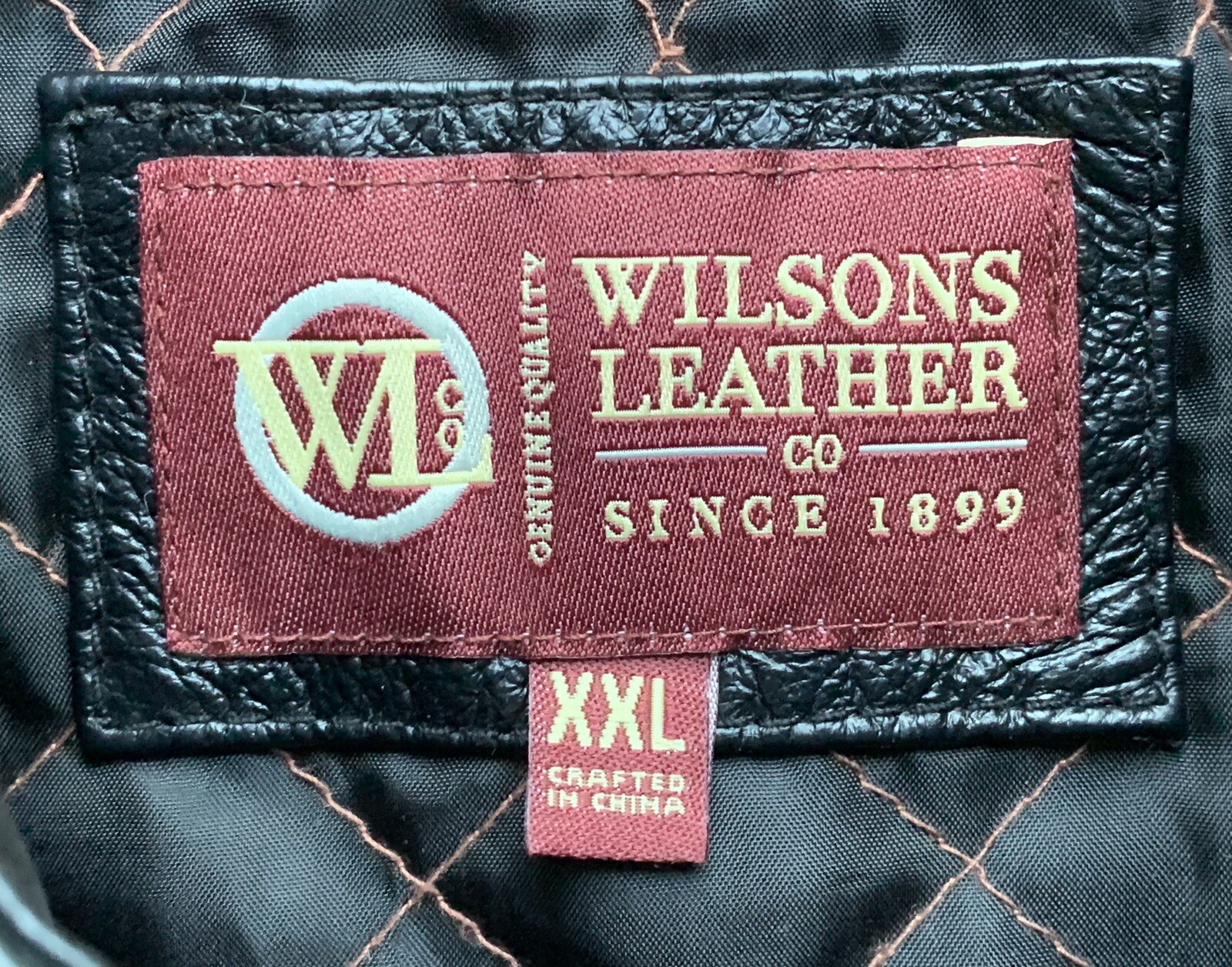 Wilson Leather Biker Motorcycle Leather Jacket Mens 2… Gem