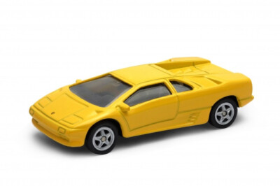 WELLY ウィリー オートドライブ　イエロー ランボルギーニ Welly Lamborghini Diablo Yellow 1:60 1:64 Scales 3 Inch US IMPORT