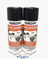 Duplicolor RBA101 2 PK Rust Barrier Gloss Black Rust Preventive Coating - 11 oz