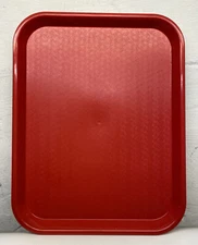 Carlisle NCT1418 Restaurant Cafeteria Fast Food Lunch Tray 14”x 18” Red USA