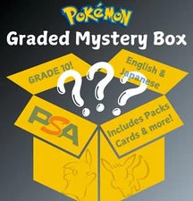 Guaranteed PSA 10 CGC 10 Graded Pokemon Card Mystery Modern Vintage Box