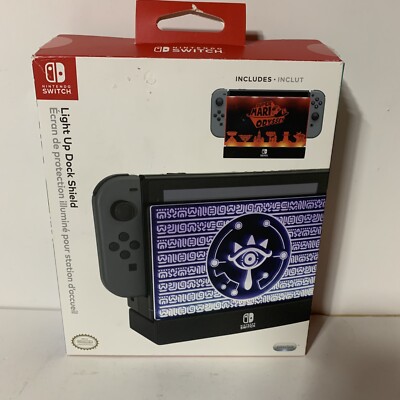 The Wild Light Up Dock Switch New PDP Light Up Dock Shield: Zelda