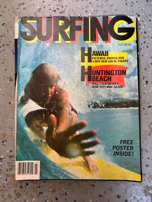 SURFING  July 1982 - LIKE NEW - No Poster - JIM INGHAM cvr - MATT KECHELE poster