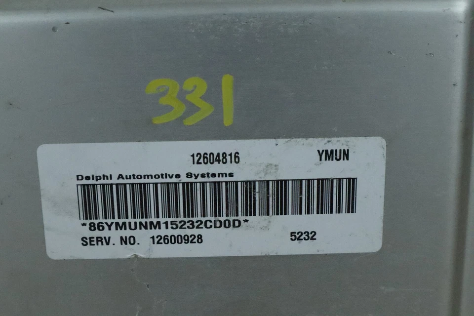 Pontiac Torrent 2006 módulo informático de control del motor 3,4 L ECM ECU OEM 12604816 Foto 3 de 4