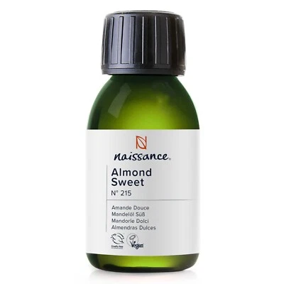 Naissance Almond Sweet Oil (No. 215) - 100ml - Massage, Beauty, Hair, Skin, Bath