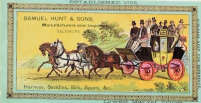 Samuel Hunt & Sons Harness Saddles Bits Spurs Prices On Back Carriage Horses &O
