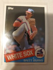 1985 Topps Baseball #338 Britt Burns