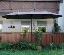 Extra Large Double Parasol Outdoor Garden Umbrella Sun Patio Canopy Shade NEW