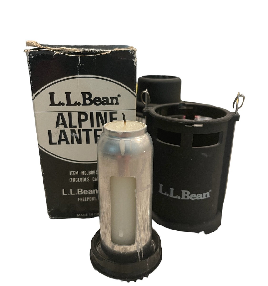 L.L. Bean Alpine Candle Lantern #B894 Hike Camping Alt Light