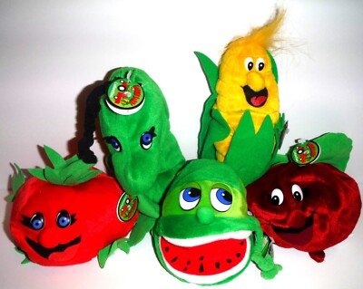 Kids Garden Babies Fun Collection Radish,Tomato,Corn,Cucumber,& Watermelon Plush