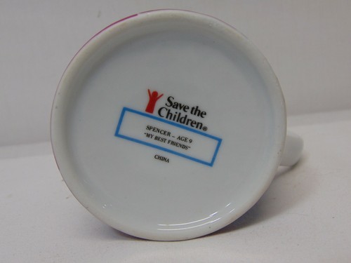 CENTRUM SAVE THE CHILDREN "MY BEST FRIENDS" MUG W/ DIFFERENT ANIMALS CUP - Picture 7 of 10