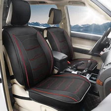 PU Leather 5-Seats SUV Front & Rear Car Seat Cover Cushion Full Set Universal US