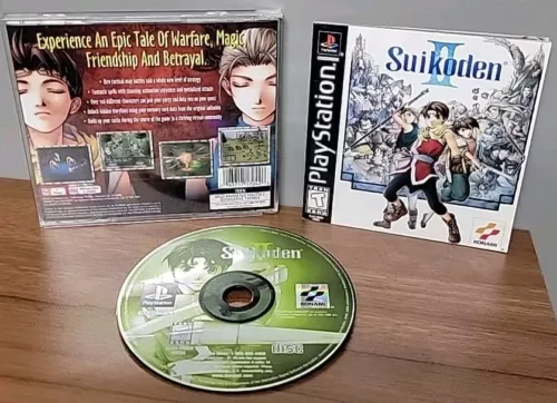 Suikoden II 2 (PlayStation 1 PS1, 1999) Complete w/ Manual & Reg Card - Tested