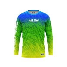 HOT FISH MAHI MAHI - Men’s Long Sleeve Fishing Shirt – UPF Protection
