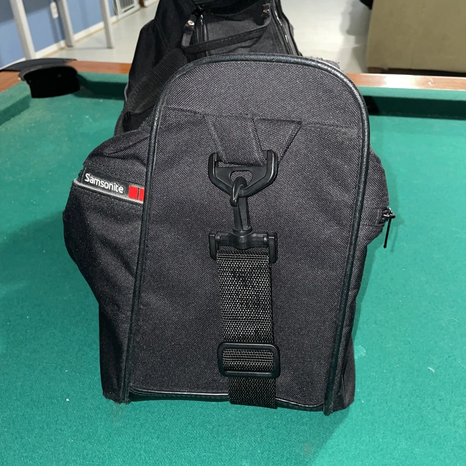 Samsonite negro hombro equipaje de mano/lona  Foto 3 de 4