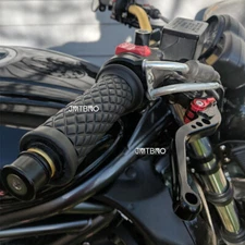 Universal 7/8" Motorcycle Hand Grips Bar End Handlebar For Yamaha Honda Kawasaki