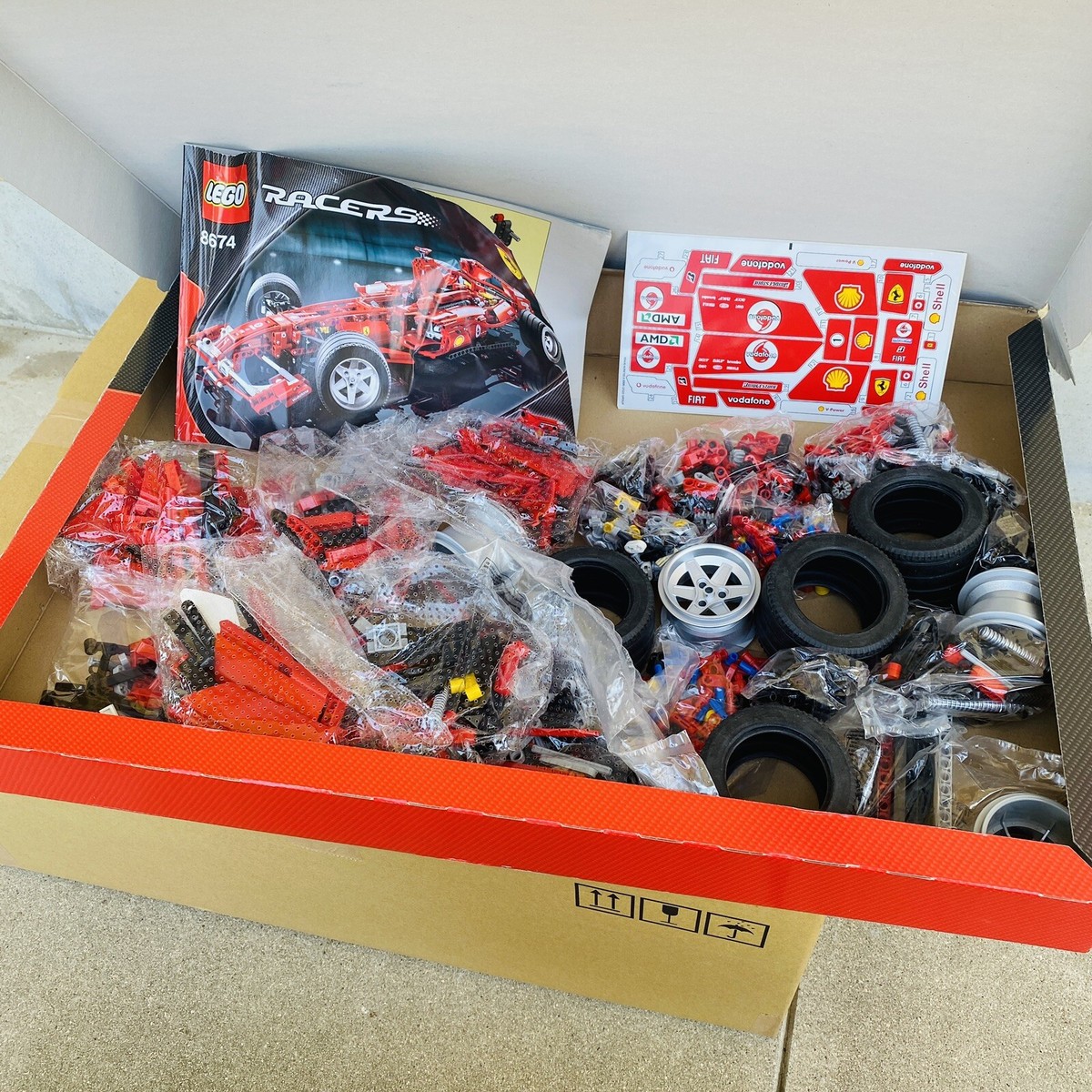 LEGO Technic 8674 Ferrari F1 Racers 1:8 Unopened Inner Bags