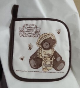 Cherished Teddies Hot Pad,Pot Holder. 1997 Enesco, Priscilla Hillman.  Rare! NEW