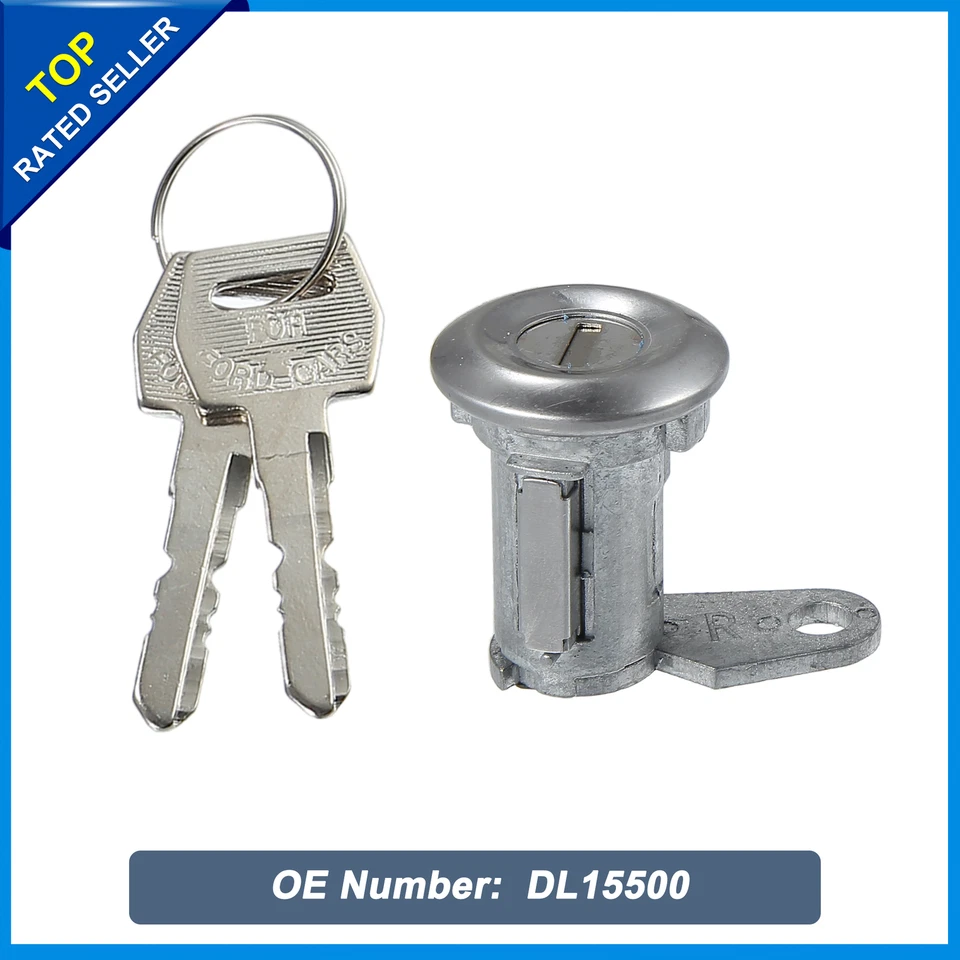 Pack of 4 DL15500 Car Door Lock Cylinder W/Keys for Ford F100 1965-1979 - Image 2 of 4