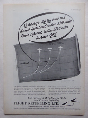 11/1952 PUB FLIGHT TANKUNG HIGH SPEED SYSTEM ORIGINAL ANZEIGE