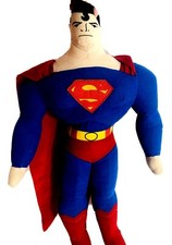 Mattel 2012 Talking Superman Plush Stuffed Doll Hero Buddies Man of Steel 15"