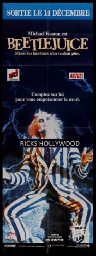 Originl BEETLEJUICE French Door Panel MICHAEL KEATON Tim Burton DAVIS Baldwin #1