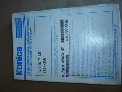 Konica Minolta 950-565, 893-7856, DV-601K Black Developer ORIGINAL
