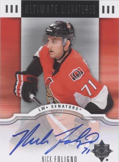 2007-08 Ultimate Collection - Nick Foligno #US-NF - 1 of 1